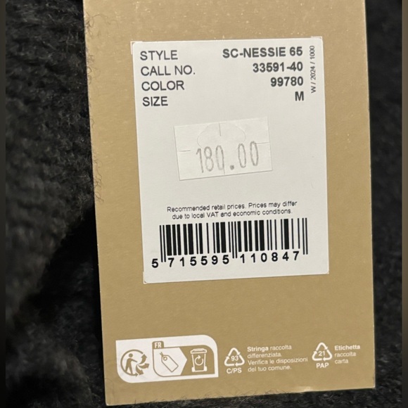 NWT SOYA CONCEPT Nessie Dark Grey Knit Dress - Picture 6 of 8